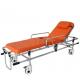 190 X 55 X 50cm Folding Ambulance Stretcher 80 Deg For Patient Transfer First Aid