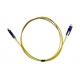 Fiber Optic Patch Cord/SN Patch Cord/ 400G Network Transmission/ Push - Pull Rod Design/LSZH/  Yellow/