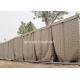 3''X 3'' Square Hole Shape Military Barriers Hesco Bastion For Standard Site Security