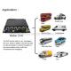High Definition 4G Mobile DVR With GPS , Automotive Dvr Recorder 4 Channel Industrial Level