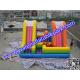 Colored Commercial Grade PVC Tarpaulin Inflatable Bouncy Castle Slide Combo