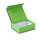 Recycled Artificial Leather C2S Book Shaped Gift Box With Magnetic Closure