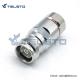 RF connector 4.3/10 female straight for 1/2'' feeder cable