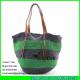 LUDA 2016 new paper straw beach bag striped crochet tote straw bag