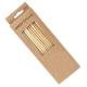 4x200mm Natural Wheat Drinking Straws Renewable Eco Friendly