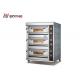 3 Deck 6 Trays Gas Oven Commercial Bakery Equipment
