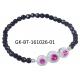 Exquisite craftsmanship 925 sterling silver jewellery agate beads bracelet anniversary, engagement, gift
