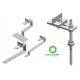 Pitched Residential Roof Solar Panel Adjustable Mounting Brackets For Frame Modules