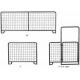 height 1800mm Welded Wire Mesh Pipe Fence Gate