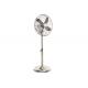 Adjustable Vintage Electric Pedestal Floor Fan 16 Inch 3 Speed Oscillating 120V