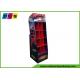 Point Of Sales PDQ Retail Display Custom Corrugated With 12 Pockets POC040