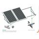 AL 6005-T5 Flat Roof Solar Panel Racking Systems With Tripod Construction