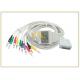 Burdick EK-10 One Piece ECG Electrode Cable Superior Flexibility / Durability