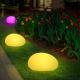 Outdoor Garden Stone Solar Lawn Light Ground Plug Colourful LED Solar Lights