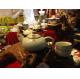 tea pot ,pottery ,glass storage jar tea sets 7pieces