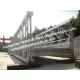 Metal Bailey Railway Steel Bridge Constrcuct  Long Single Span For Russia Client