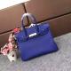 full hand made ladies calfskin handbags 30cm 35cm blue designer handbags women luxury handbags famous brand handbags