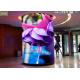 Full color 360 Degree Cylinder LED Display Outdoor Column curve Screen Advertising Billboard