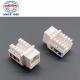 90 Degree Network RJ45 Keystone Jack Cat6A UTP 8P8C With Gold Plating