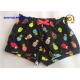 Reactive Print Ruffle Waistband Baby Girl Cotton Shorts Color Customized