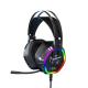 Deep bass 7.1 surround sound stereo RGB headsets over ear headband OEM wired gaming headphones with mic for PS4 PS5