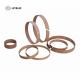 Brown Phenolic Resin Wear Ring Cloth Reinforced Guide Ring Fda