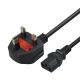 1m-8m Fused UK Power Cord