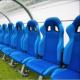 6 Seats Outdoor Stadium Seating For Football Club Substitute Bench