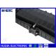 Black IP68 Fiber Optic Closure / Fiber Enclosure Box Corrosion Resistance