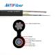 Outdoor Figure 8 GYFXCKY Aerial Singlemode G652D Armored Fiber Optic Cable