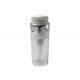Frosted Empty Glass Lotion Bottles With Pump Dispenser , Long Life Time