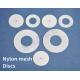 45 Micron Nylon Mesh Disc Filters Precise Even Openings Cut Shapes Sheets