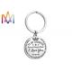Inspirational Kaychain Gift Custom Shaped Keychains Stainless Steel free engraving