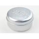 0.23mm Emboss Lid Aluminum Tin Jars Smell Proof For Skin Care Cream Packing