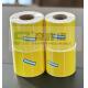 Yellow Color Adhesive Thermal Label Sticker Weighing paper Weighing Sticker