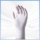 Textured Disposable White Powder Free Nitrile Gloves Skin Friendly