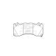 Ford Mustang GT 5.0T Car Brake Pad Replacement  D1792 , FR3Z-2001-H