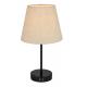Black Iron Conical 40W Modern Bedside Table Lamps