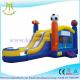 Hansel best quality inflatable soccer combo slide for children playing