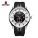Alloy Sporty Mens Watches , Durable Mens Bracelet Watches With Silicone Strap