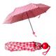 Triple Folding Metal Ribs Foldable Umbrella For Men