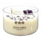 Aroma Home glass Scented soy Wax Organic Candle With Screw Lid
