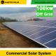 ROHS 100KW Off Grid Solar System Kit for Commercial Home