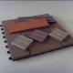 Anti - Skid / Anti - Corrosion WPC Deck Tiles With Engineered Flooring Type