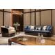 Modern Royal Living Room Furniture Italian Genuine Leather Sofa Set