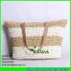 LUDA striped straw beach bag crochet paper straw new designer straw handbags