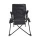 Luxury Support Folding Camping Fishing Lawn Chair Hard Arm High Back With Cooler Bag