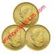Non Magnetic Canada Elizabeth Maple Leaf Gold Plated coin