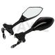 Universal Rearview Motorcycle Side Mirror Glass LED Material
