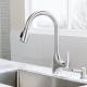 Krause stainless steel water saving pull out kitchen faucet